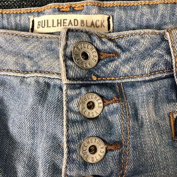 BULLHEAD BLACK jean shorts size 5 - Picture 3 of 4
